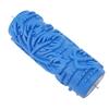 5in Pattern Paint Roller Decorative Texture Art Roller Wall Tools Soft Embossing Textured Rubber Roller for Clothes