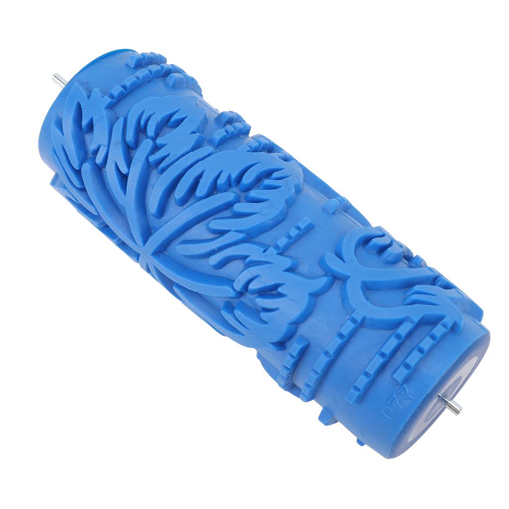 5in Pattern Paint Roller Decorative Texture Art Roller Wall Tools Soft Embossing Textured Rubber Roller for Clothes