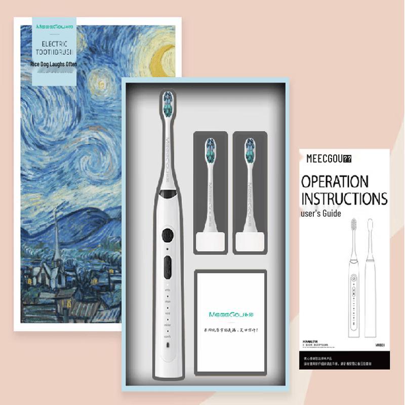 

MEEEGOU MX803 Smart Sonic Electric Toothbrush CN plug (adapter included)