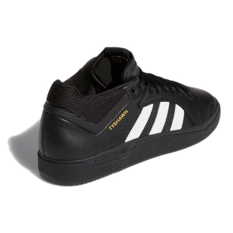 Adidas Tyshawn Black White Men Sneakers Core-Black Cloud-White H04930
