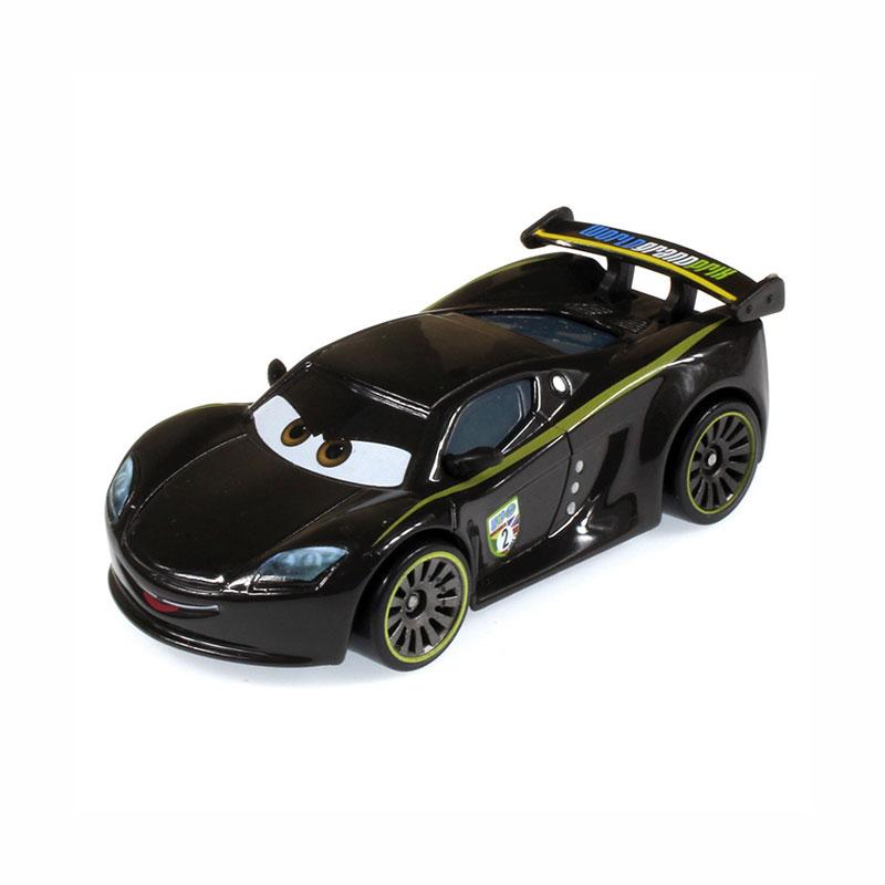 Disney Pixar Cars 2 Serie Clan da Corsa Badass DJ Lumaca Agente Boust Modello in Metallo Diecast Fine Toys Macchina Ragazzo Regalo di Capodanno
