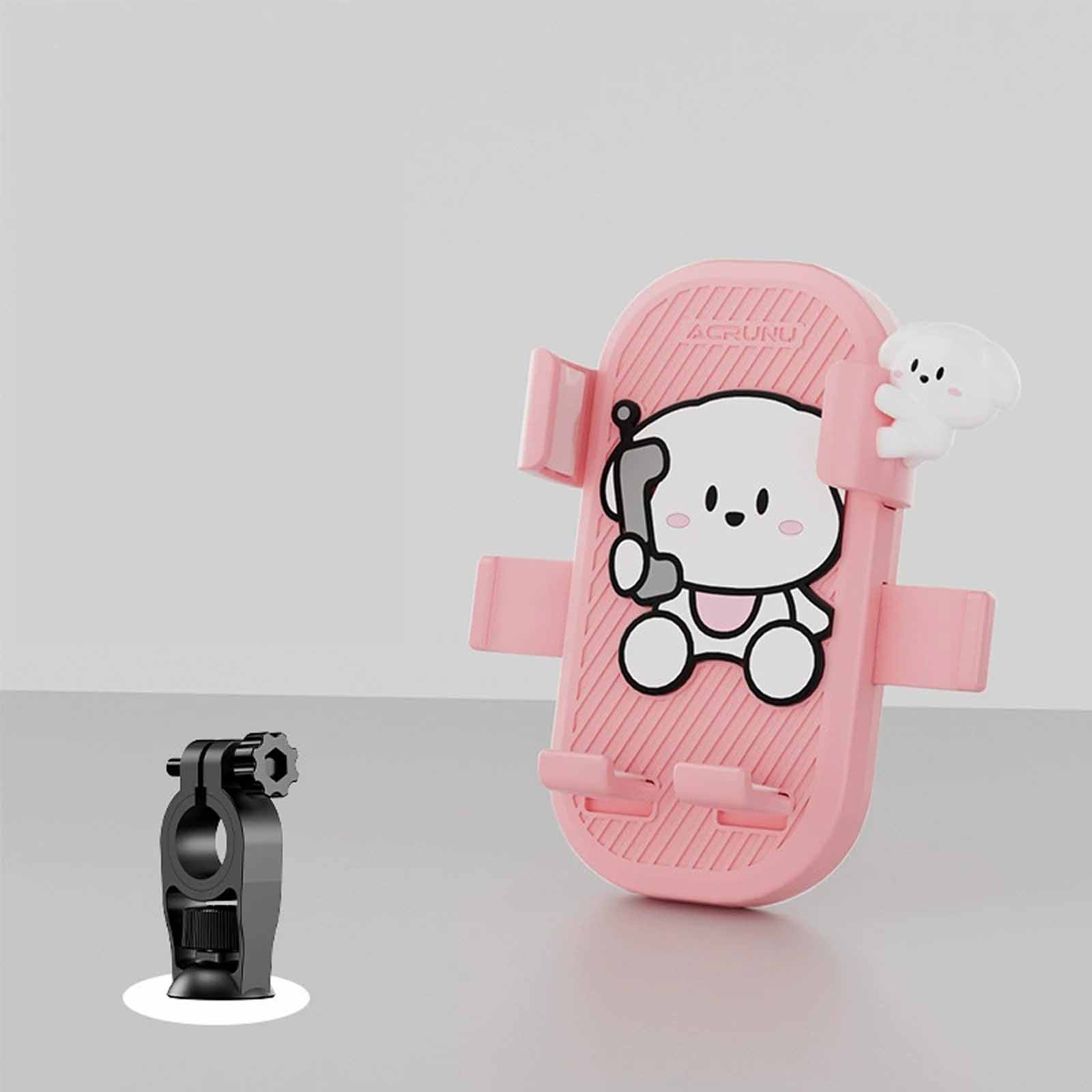 

Cartoon Mobile Phone Stand, -Absorbing Scooter & Navigation Mount, Adjustable Cycling Phone Holder for Riding One Size