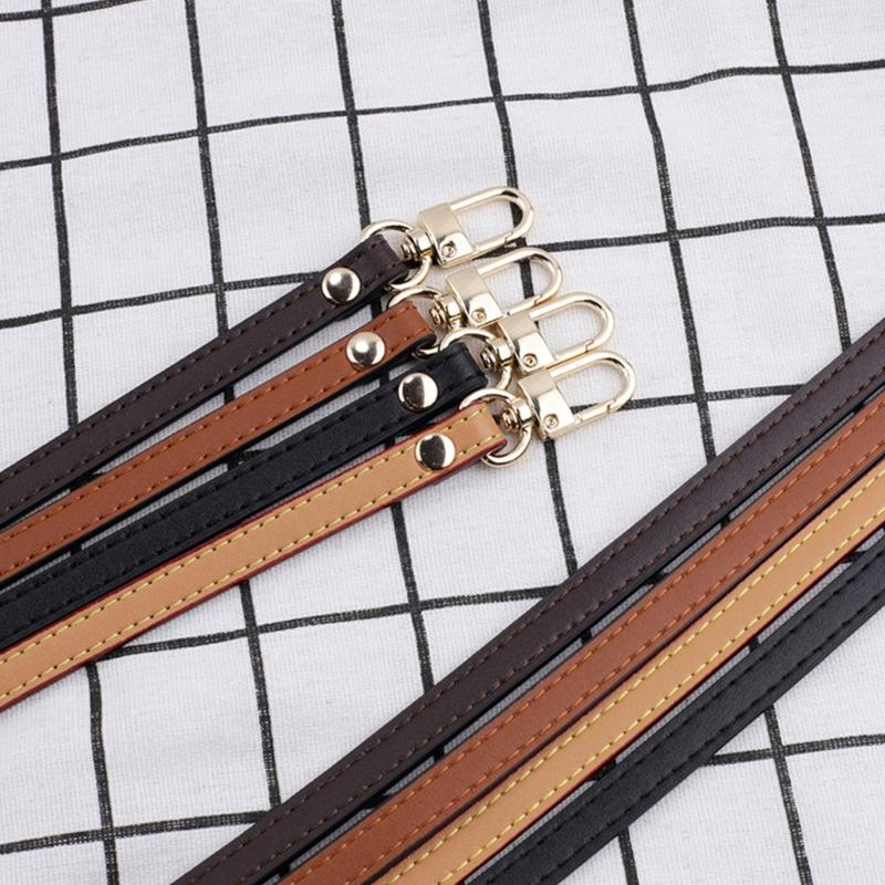 39/43palcová Crossbody taška Náhradní ramenní popruh Tašky Tenký popruh pro DIY Dámská peněženka Taška přes rameno PU popruh s přezkou