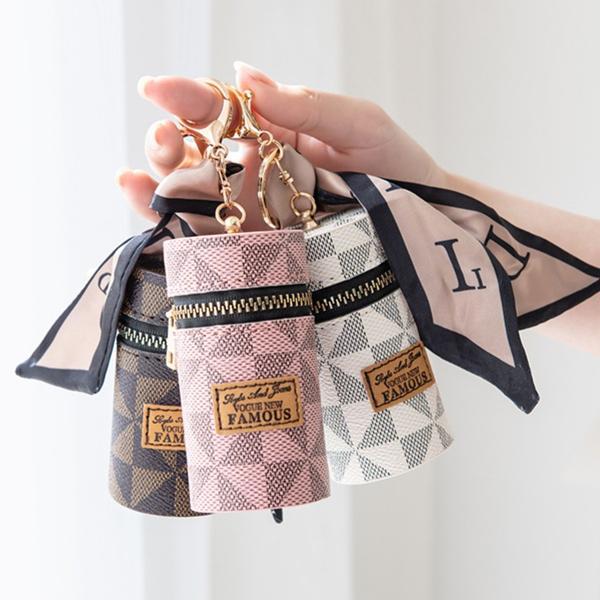 Luxury Mini Fragrant Style Lipstick Coin Purse Keychain – Trendy and Portable