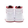 Jordan 1 Retro Mid White Gym Red Black 554724-103