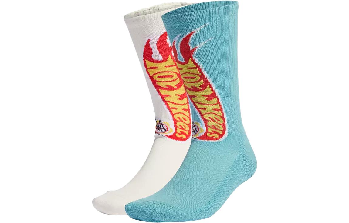Adidas Originals Socks 2 Pack X Sean Wotherspoon X Hot Wheels Crew HT6535 XS