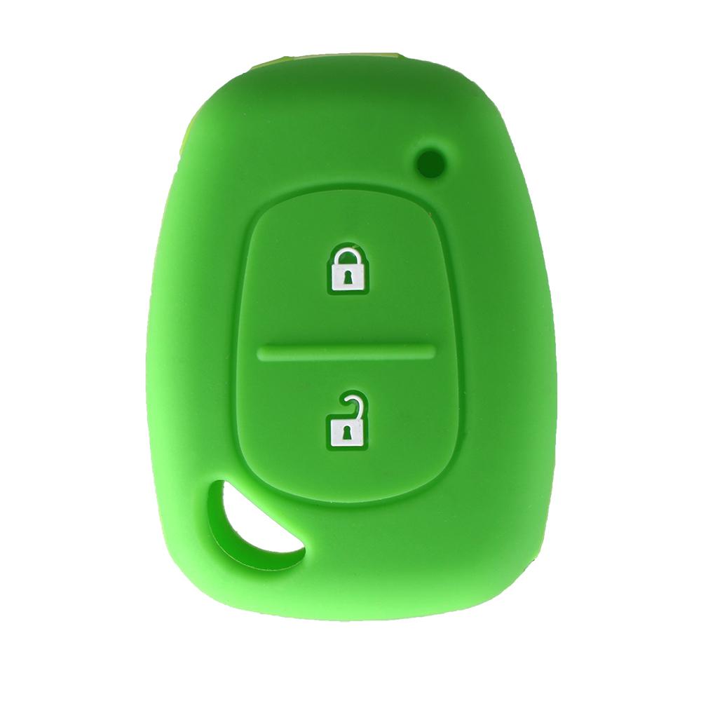 Silicone Car Key Fob Cover Case 2 Button For Renault Kangoo Traffic Master For Opel Vivaro Movano For Nissan Remote Shell