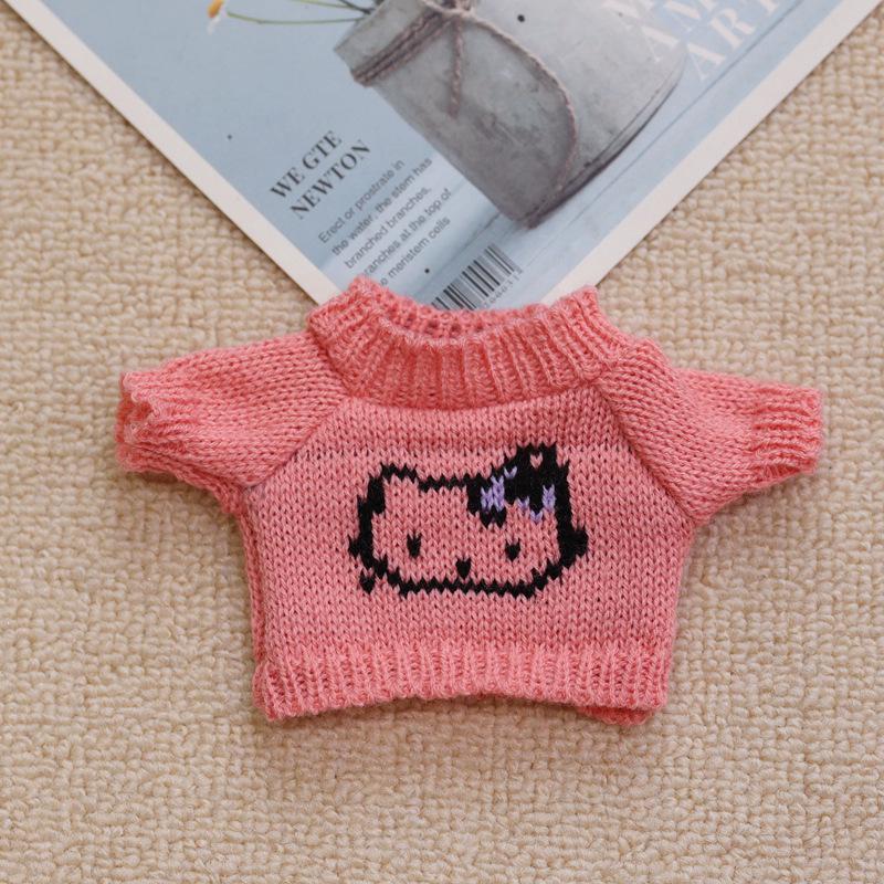 20cm Cotton Doll Accessories: Plush Dog Sweater, Scarf, Hat Set