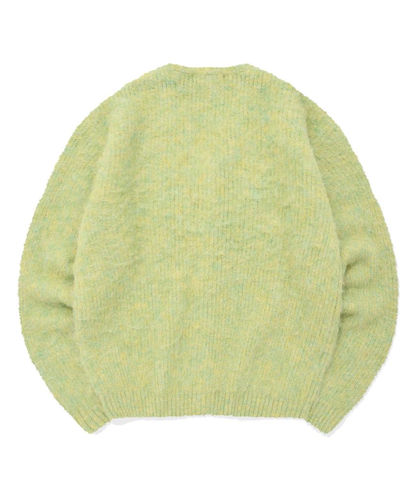 Fallett Mohair Knit Cardigan Mint