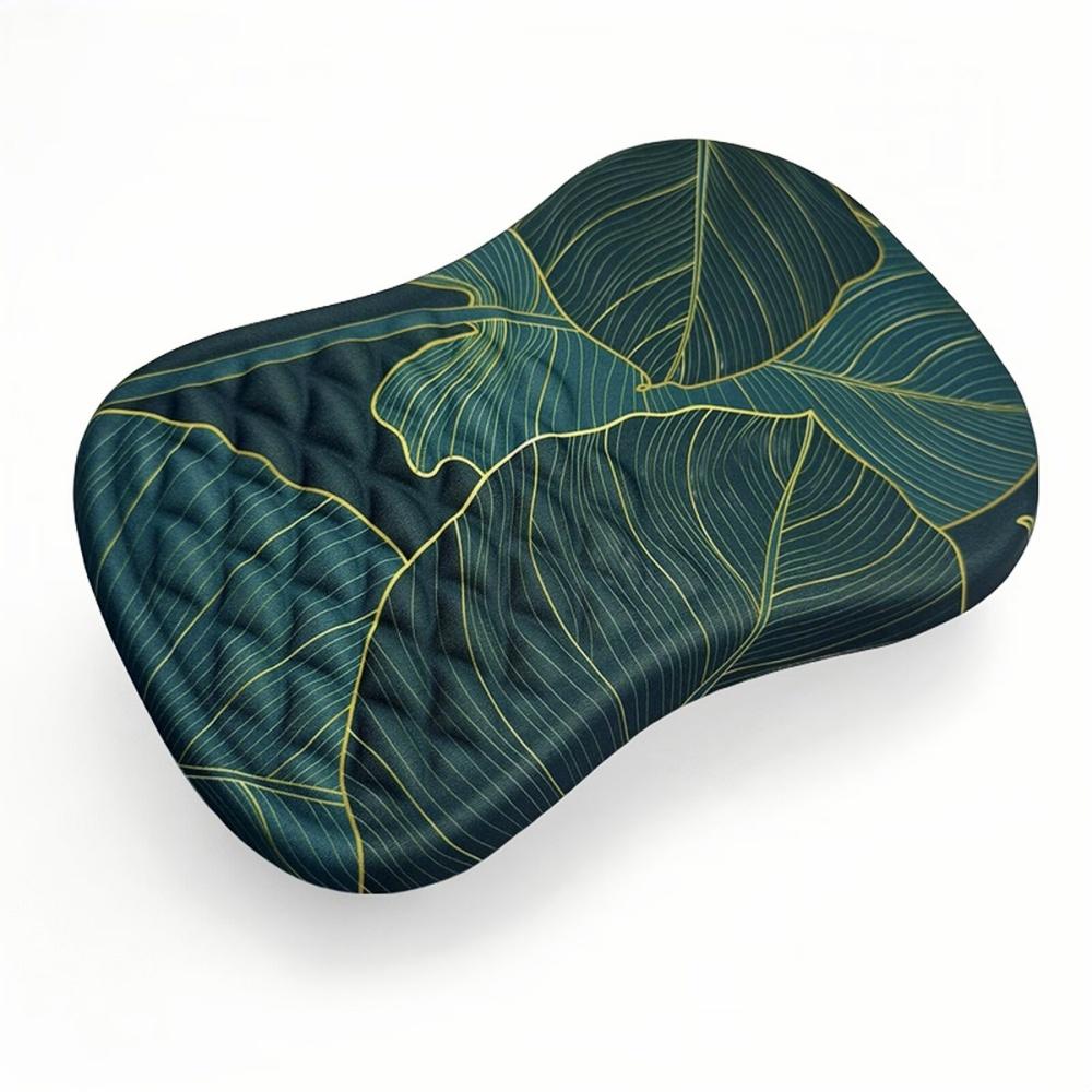 Ergonomische Handgelenkauflage Mauspad Bequeme Handgelenkstütze Rutschfest Hochelastisches Memory-Baumwoll-Mauspad Für PC Laptop Computer