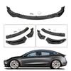 Tesla Model 3 Three-Section Injection Molded Front Lip Body Kit