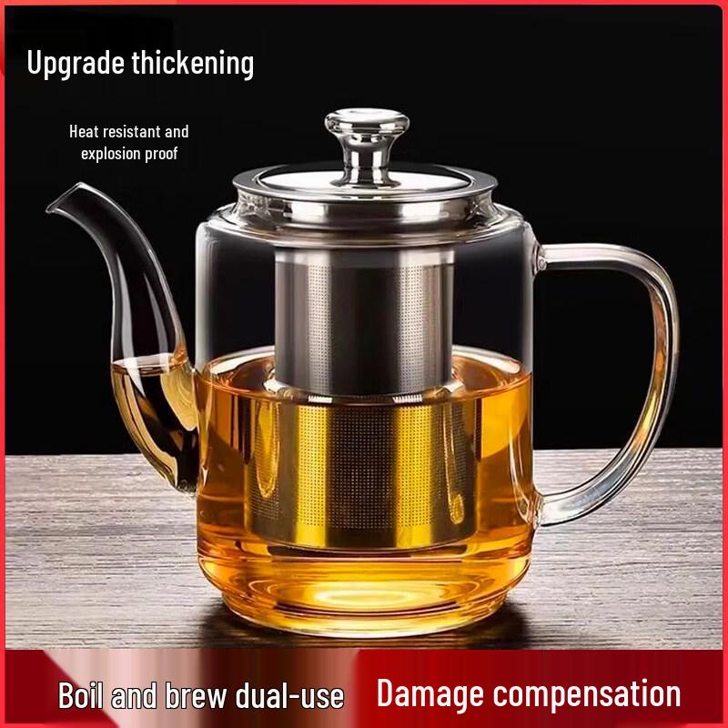 ZISIZ Handmade High-Temperature Glass Teapot