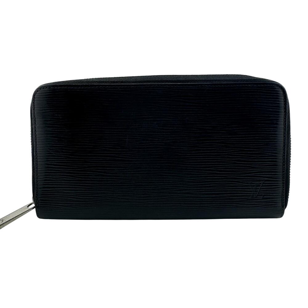 LOUIS VUITTON M60632 Epi leather Zippy Organizer Purse black leather mens Used