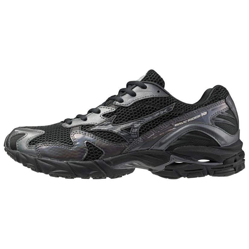 

Кросівки Mizuno Wave Rider 10 Чорний Пісок Металік Сірий Унісекс D1GA243108 41