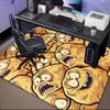 1PC Custom Name "Mad Potato Faces" Theme Floor Mat Ideal for Living Room, Game Rooms, Office, Bedroom, Floor Mat Playful Design