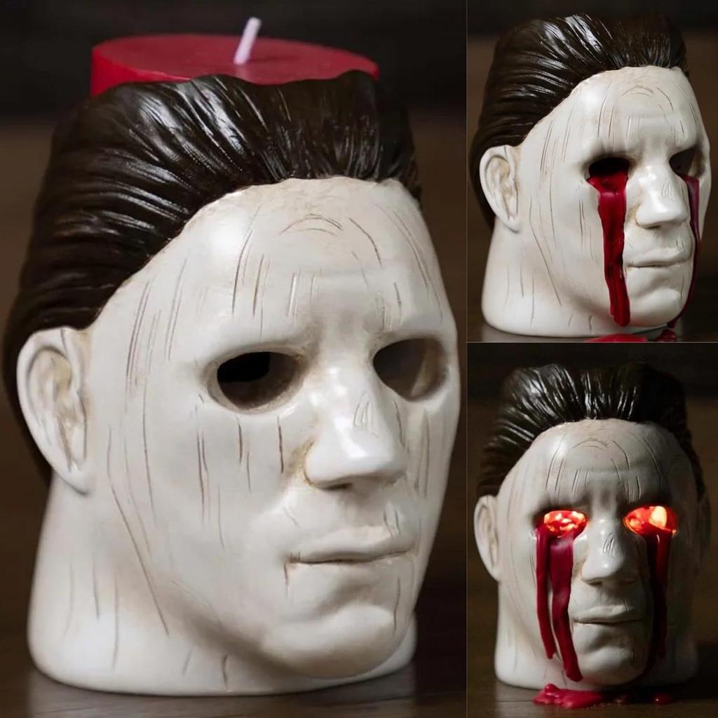 Halloween Horror Ghosts Candlestick Home Bedroom Decoration (With Candle)