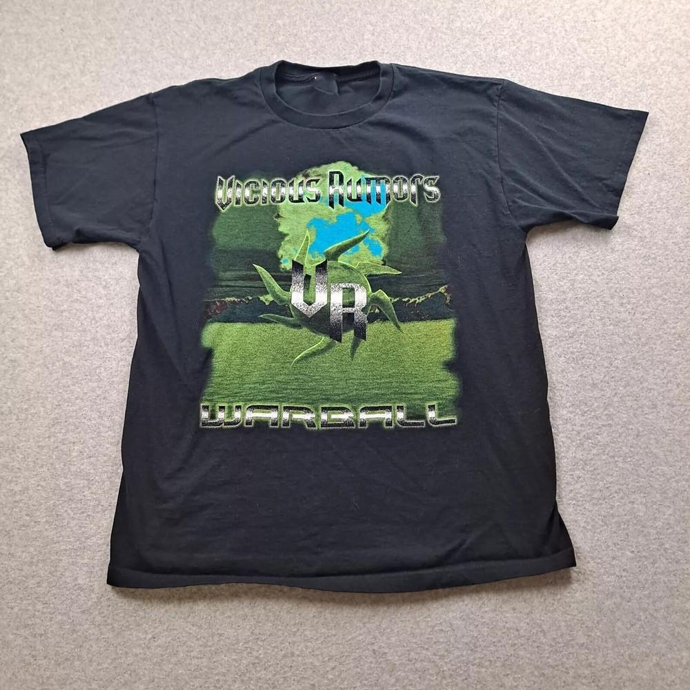 VTG Vicious Rumors Tshirt 1side black color heavy cotton Unisex T-Shirt M