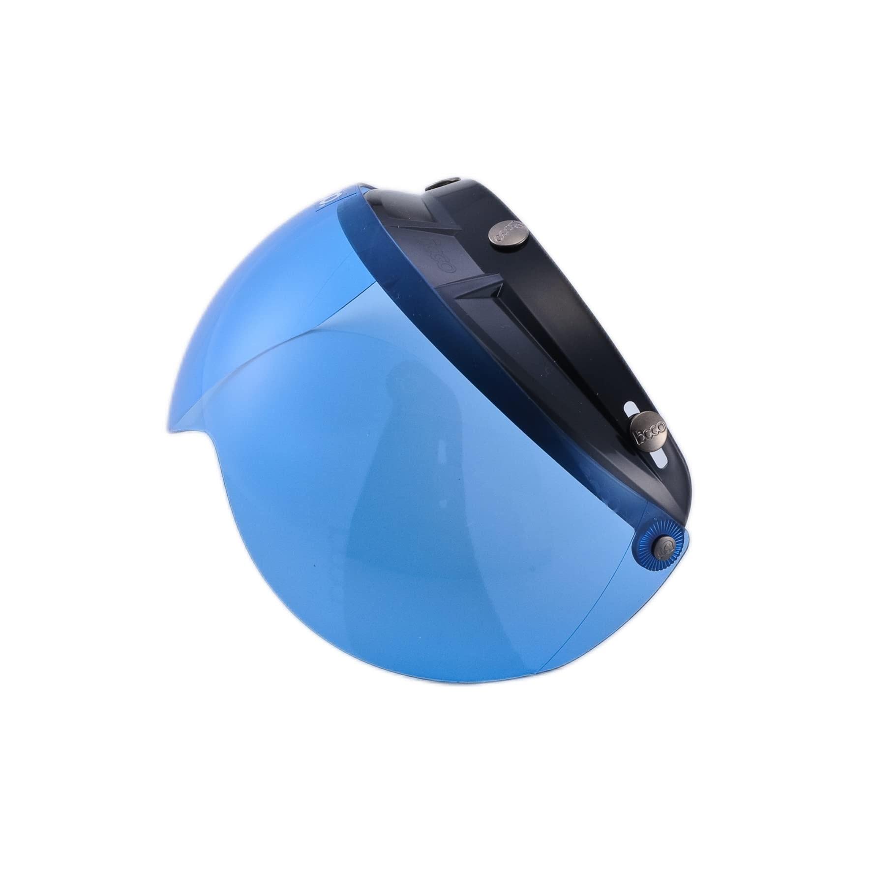 

Визор для шлема BOGO Пилотский визор Открывающийся и закрывающийся тип с основанием Синий Универсальный размер Откидной BG12-B5 синий