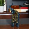 Fashionable European-style Small Elephant Ornaments Resin Handicrafts Home Living Room Animal Artworks Decoration Accessories