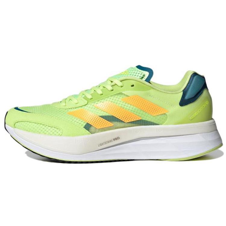 

новые Adidas Adizero Boston 10 Pulse Lime Flash Orange Teal 41