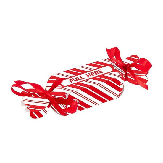 Christmas Surprise Money Pull Pouch Candy Shape Pull Out Money Gift Holder for Kids Adults DIY Christmas Money Box for Cash Gift Pull