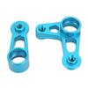 RC Steering Arm Kit Aluminum Alloy Flexible RC Steering Servo Horn Arm for Tamiya XV01 FF03 1 10 RC Car Blue