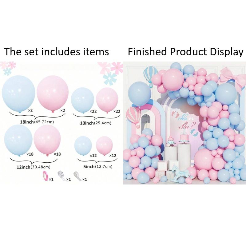 

Gender Reveal Party Balloon Set Pink Blue Moon Stars Latex Balloon Gender Reveal Party Balloon Set 1 set