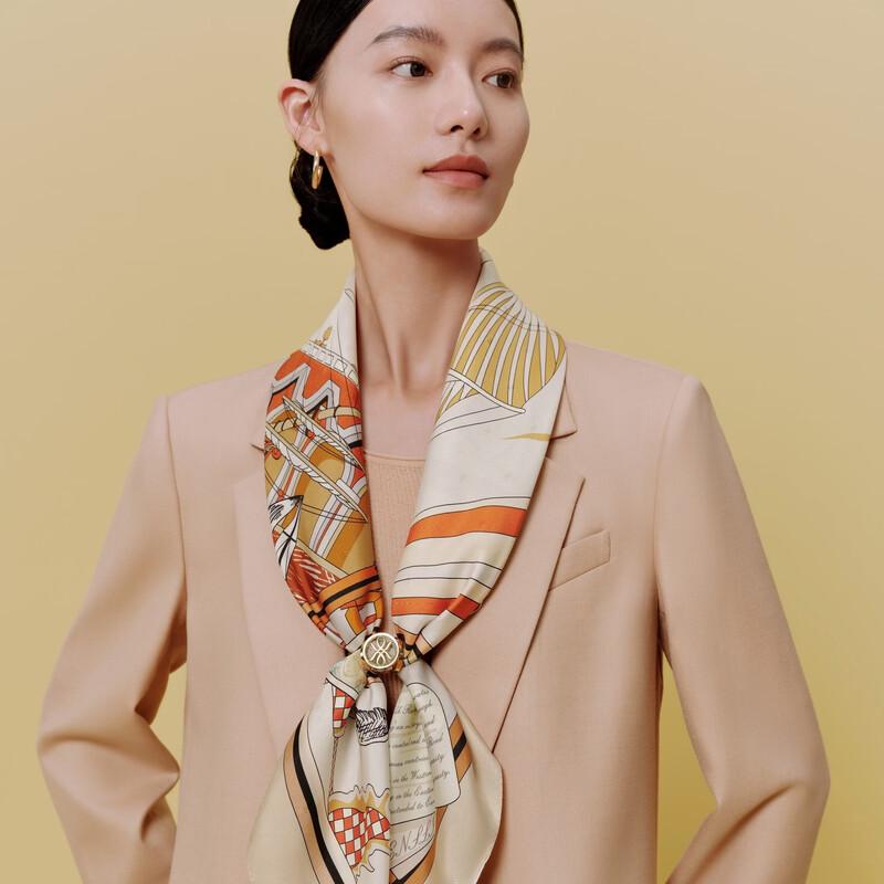 Wanshili Elegant Mulberry Silk Scarf