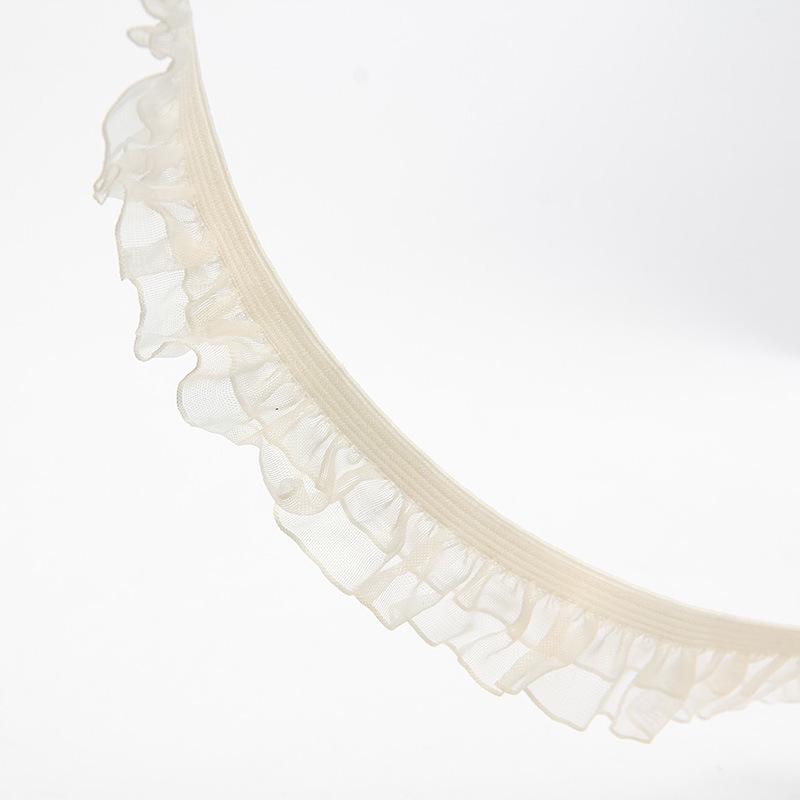 

Эластичная сетчатая кружевная отделка для DIY декора - Плиссированный дизайн с оборками