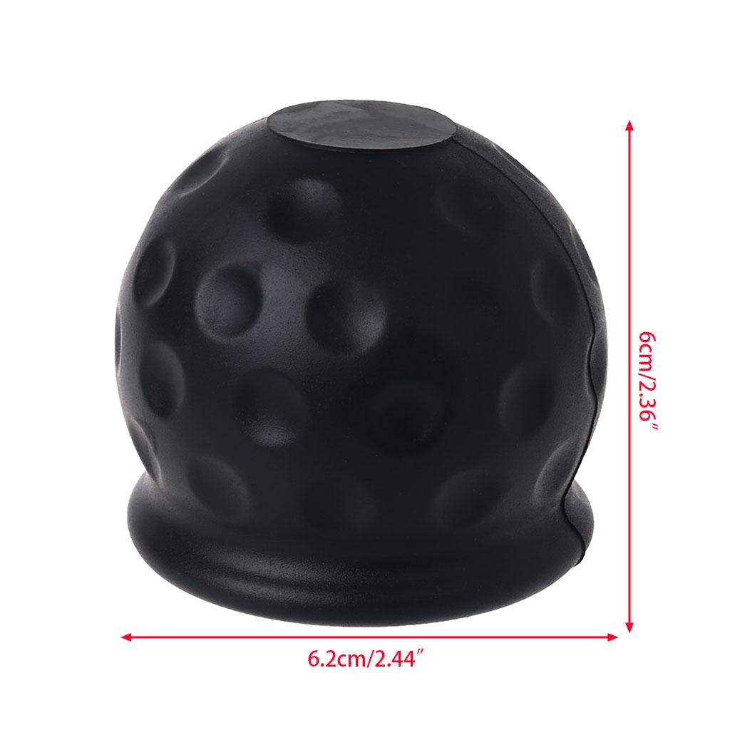 50mm Tow Bar Ball Cover Cap Trailer Ball Cover Tow Bar Cap Hitch Trailer Towball Protector Car Accessories