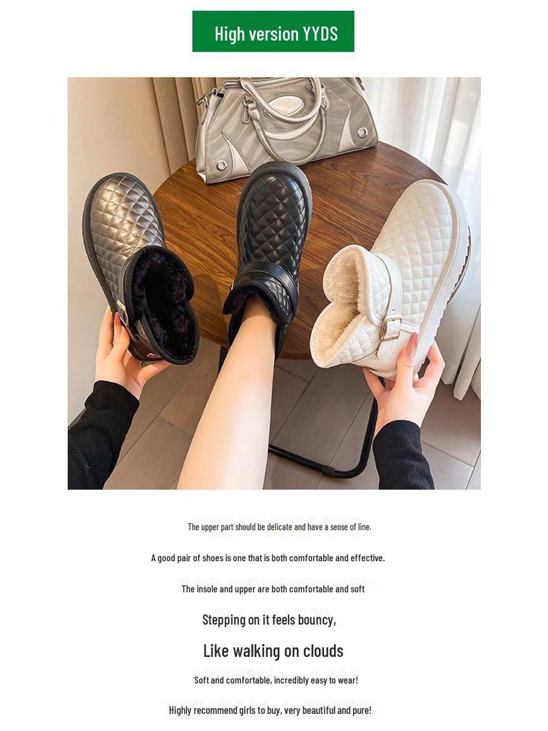 Women's White Mid-Calf Winter Nurse Boots - Soft Leather, Size 42 Plus, Perfect with Skirts