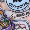 Hand Account DIY Camping Series Cloth Logo Badge Glasses Accessories Embroidery Patch Cloth Sticker