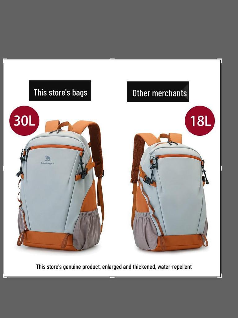 Kamel-Grenzüberschreitender Bergsteigerrucksack: Großes Fassungsvermögen, Doppelschulter, Geländetauglich, Multifunktional, Outdoor-Wander-Reisebeutel.