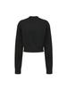 Amadyu Cable Crop Label Knit_Black