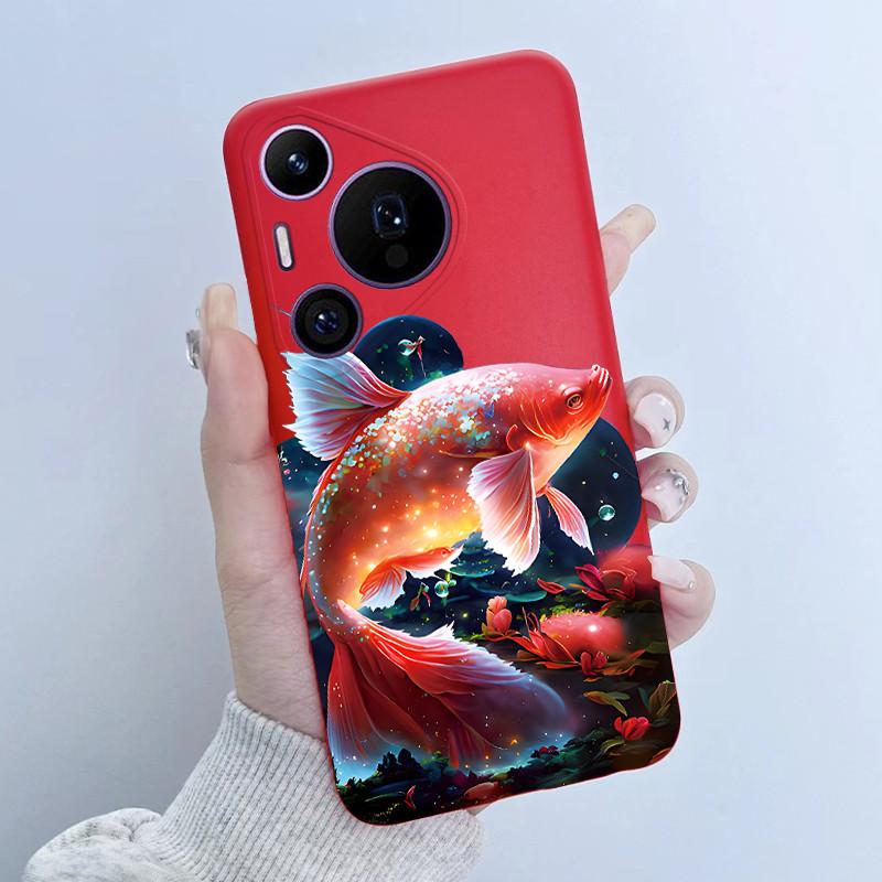 For Huawei Pura 70 70Pro Case Flower Girl 2025 Design Silicone Soft TPU Funda For Pura70 Pro Capa Cover Pura 70 Pro+ Plus Coque Huawei Pura 70 Pro