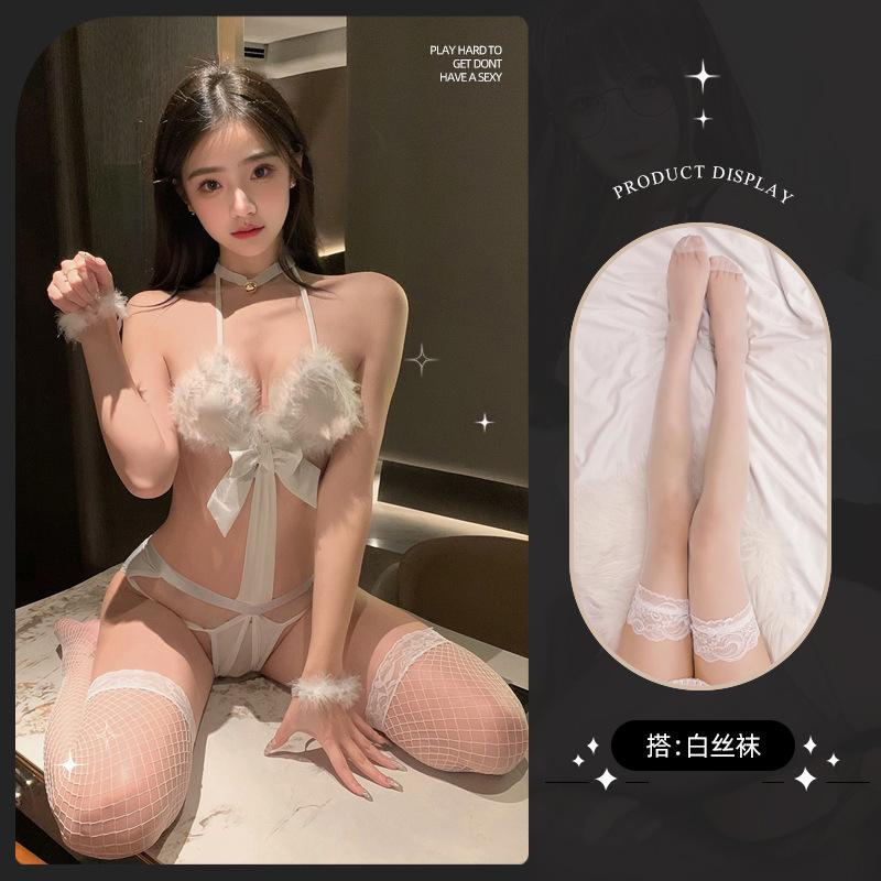 Sex lingerie sexy uniform seduction pajamas pure desire small breasts big pussy maid