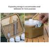Portable Pepper Spice Storage Jars Set For Outdoor Picnic Camping BBQ Oil Seasoning Containers Bottle Storage Bag Picnic Basket