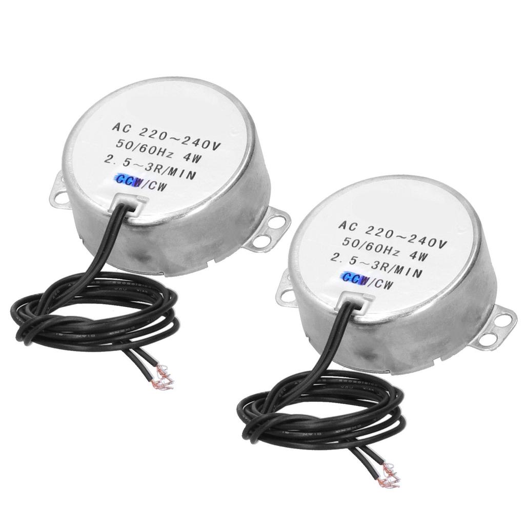 2 Stück Synchronmotor Mikro Richtungs-CW-Steuerung Maschinenteile AC220?240V 4W 2.5?3 U/min