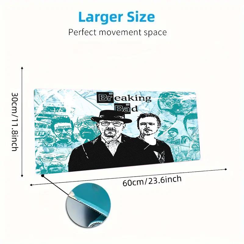 Breaking Bad Color Mouse Pad Large Gaming Table Cushion Non-slip Laptop Tablet Big Mousepad XXL Mat Mini PC Playmat With Lock Edge