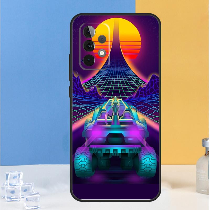 Synthwave 80's Retro Neon vaporwave For Samsung Galaxy A16 A26 A36 A56 A13 A33 A53 A05 A06 A54 A34 A14 A32 A52 A55 A35 A15 Case