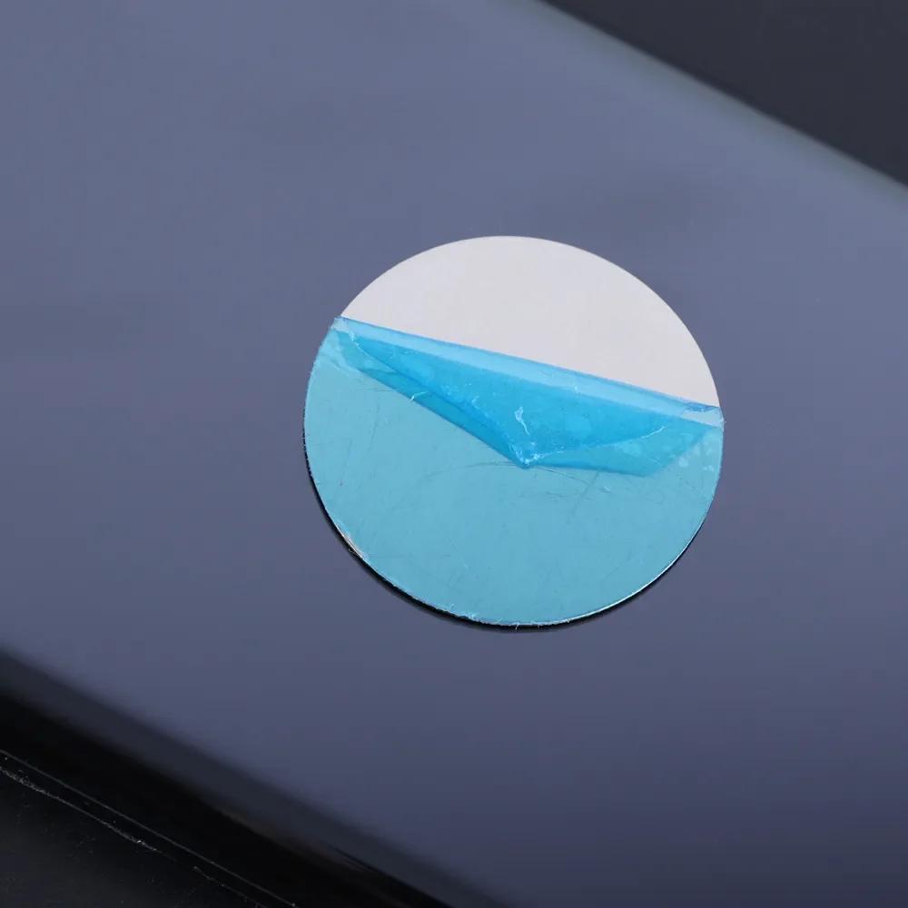 30 st 30 mm Självhäftande Järnplåt Rund Metallplatta Universell Magnetisk Klisterlapp För Bil Telefonhållare Fäste Mobil Magnet Ställ