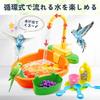 SALUDABLE Parakeet Bird Bathing Toy, Java Sparrow Circulating Bathtub Play Area (Green)