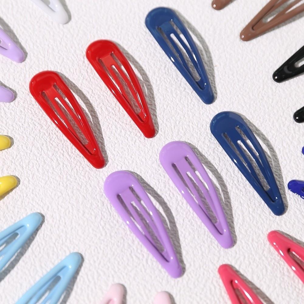 20/36Pcs Colorful Bow Hair Clip Sweet BB Clip New Waterdrop Hair Clips  Hair Accessories