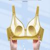 Rabbit Ear Bra Women's Crystal Cup Thin Seamless Latex Underwear Women's Gathering Bra Without Underwire