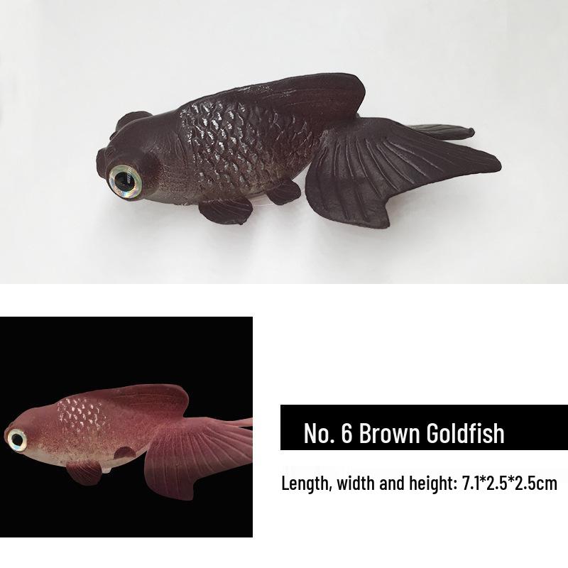 Luminous Goldfish & Jellyfish Aquarium Ornaments - Silicone Simulation for Landscaping