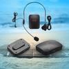 Wireless Microphone FM Headset Collar Tour Radio Transmitter Guide Clip-On MIC