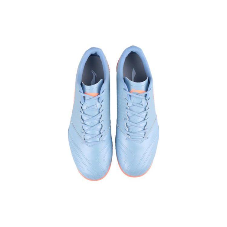 Li Ning TF Studded Durable Breathable Soccer Shoes New Aurora Blue Men Soccer Shoes YSTT011-9