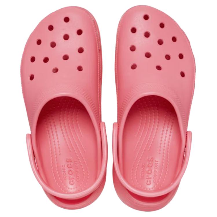 Crocs Women's Classic Platform Clog Hot Blush Comfort Slip On 206750-6XF
