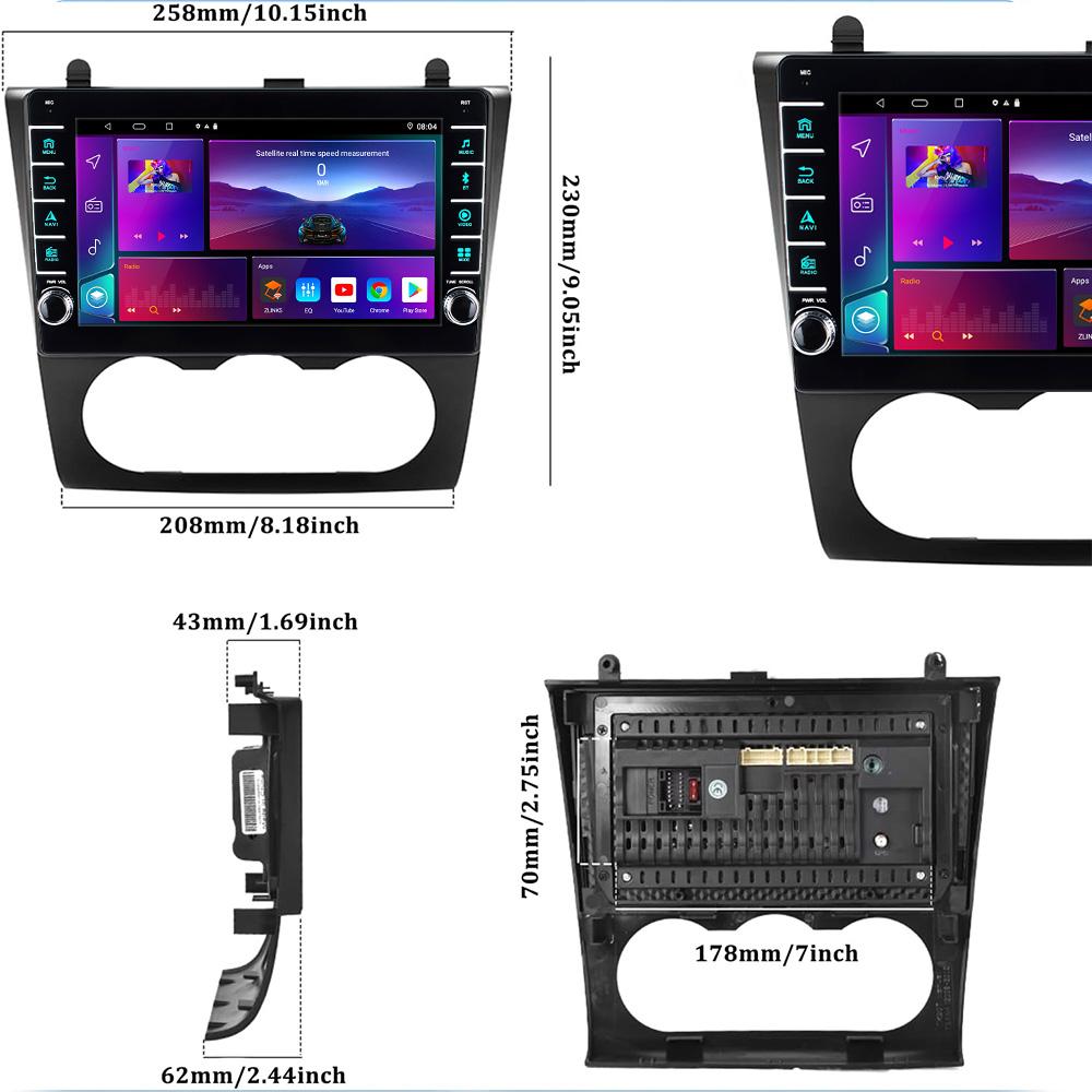 Android Car Radio For Nissan Teana Altima 2008-2012 2 Din WIFI GPS FM Navigation Car Stereo Multimedia Player Head Unit Audio