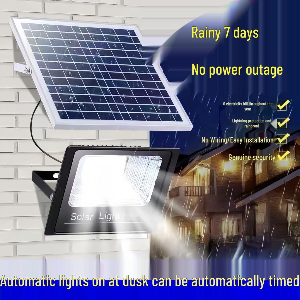 2024 Solar Floodlight: Outdoor Courtyard & Street Lighting, 300W-10000W